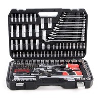 YATO Set nasadnih ključeva YT-38841, 1/4", 3/8", 1/2", s produžetkom, ručkom, bitovima i nasadnim ključevima